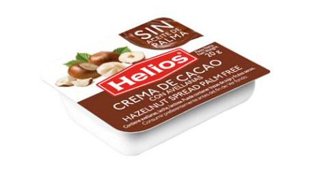Helios Hazelnut chocolate spread portion