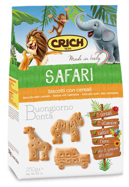 CRICH Печенье мультизлаковое фигурное «Safari»