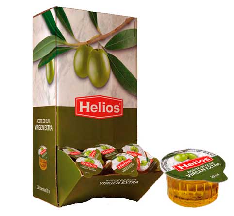 Helios Portion of extra virgin olive oil