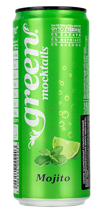 Green Cola Напиток безалкогольный сильногазированный без сахара «Мохито»