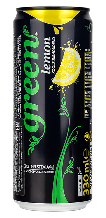Green Cola Напиток безалкогольный сильногазированный с соком лимона без сахара