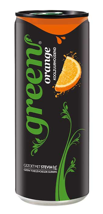 Green Cola Напиток безалкогольный сильногазированный с соком апельсина с низким содержанием сахара