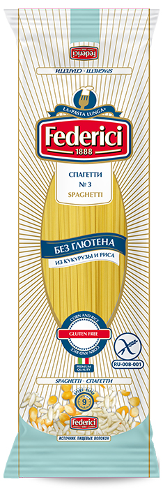 Federici №3 Spaghetti free gluten