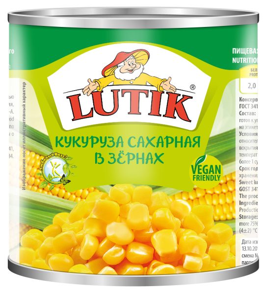 Lutik Sweet corn brand