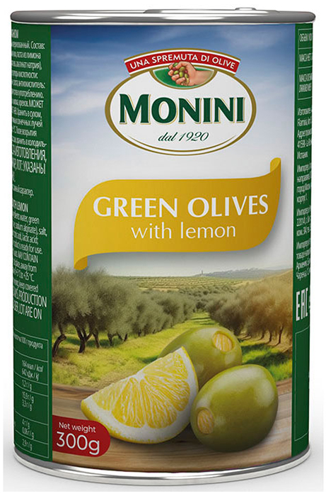 Monini Оливки с лимоном