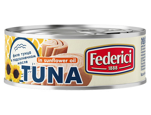 Federici Tuna in sunflower oil