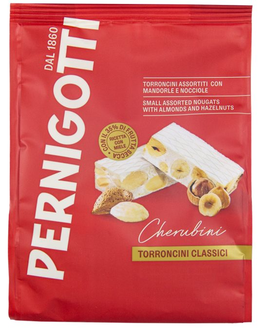 Pernigotti Small nougat with almonds and small nougat with hazelnuts