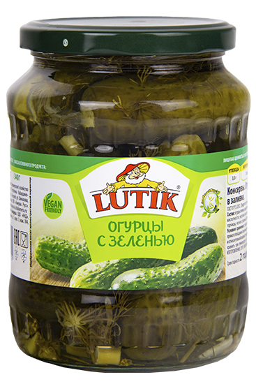 Lutik Огурцы с зеленью