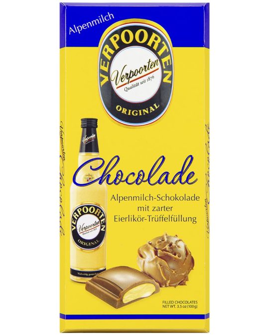 Verpoorten Молочный шоколад с ликерно-трюфельной начинкой 100 гр