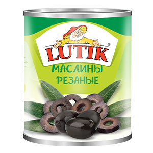 Lutik Black sliced olives 3100